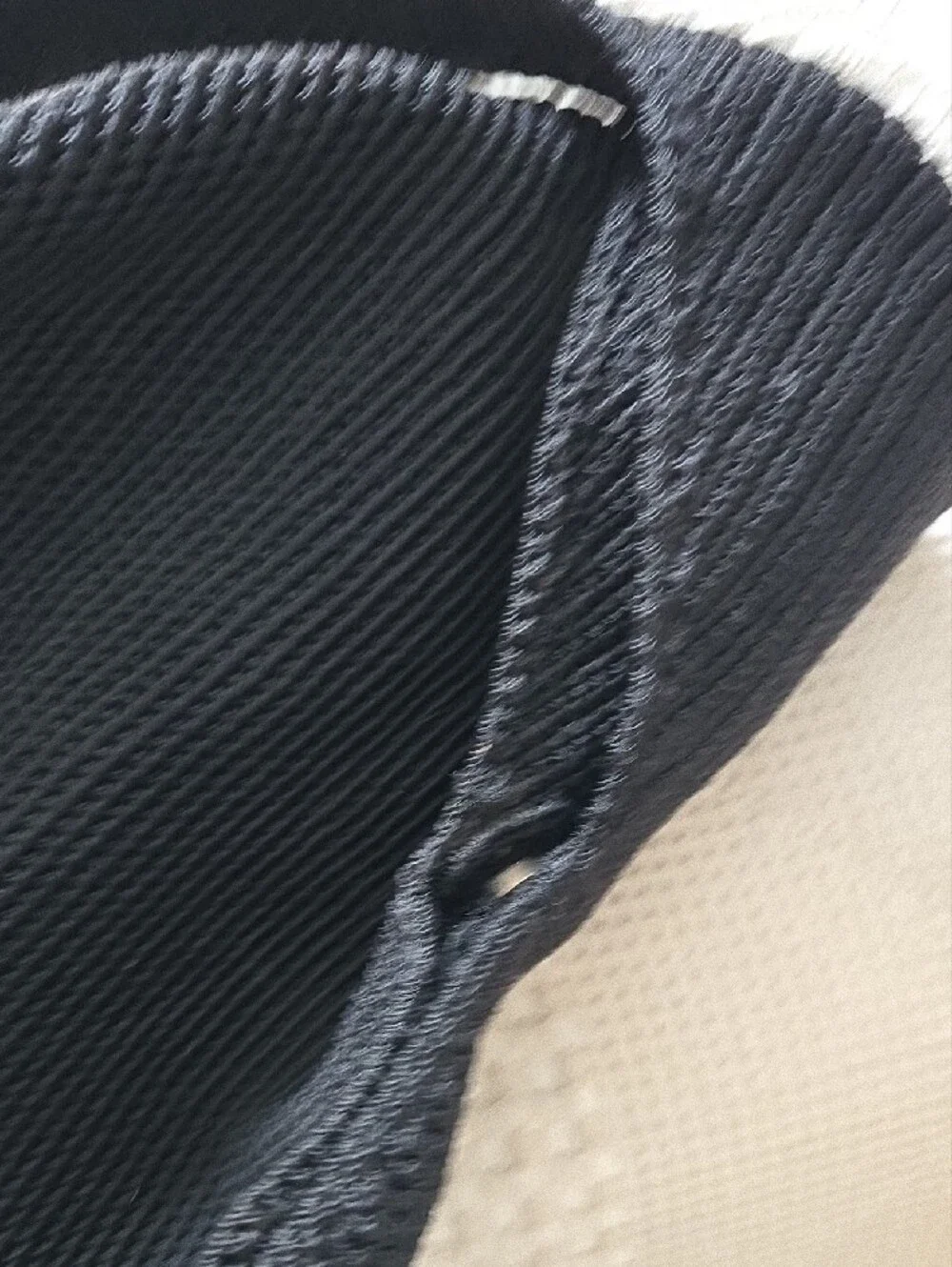 The Sak Black Knit Shoulder Bucket Bag Classic Normcore minimalist